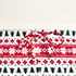 Ivory/Red Holiday Fairisle