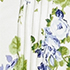 Ivory/Blue Blooms