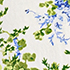 Ivory/Blue Blooms