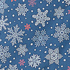 Snowflake/Sky Blue