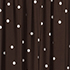 Rich Coffee/White Polka Dot