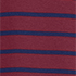 Burgundy/Navy Breton Stripe