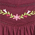 Floral Vine/Burgundy