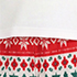 Ivory/Red Holiday Fairisle
