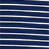 Navy/Ivory Narrow Stripe