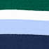 Deep Sea/Pine Placed Stripe