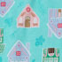 Pastel Gingerbread/Aruba Blue
