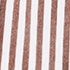 White/Rich Ginger Brown Stripe
