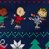 Peanuts Red/Navy Fairisle