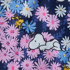 Snoopy Daisies/Vista Blue