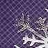 Snowflakes Multi/Dark Purple