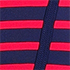 Navy/Strawberry Stripe