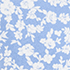 Soft Blue/White Cascade Floral