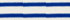 Ivory Latte/Lapis Stripe