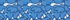 Paradise Blue Tossed Floral