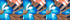 Deep Sea Navy Tropic Palm