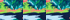 Navy/Lime Tropical Scenic