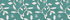 Teal Shadow Floral Leaf