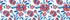 White Adorn Floral Border