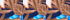 Deep Sea Navy Tropic Palm