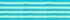 Island Turquoise/Mint Stripe
