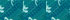 Baltic Teal/Green Chevron Palm