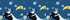 Evening Blue Starry Night Cow