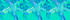 Electric Blue/Aqua Starfish