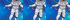 Blue Galaxy Astronaut