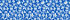 Sapphire Gem Blue Floral Vine