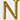 Letter N