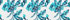 White/Blue Jacobean