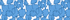 Paradise Blue Tossed Floral
