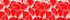 Coral Red Tossed Floral