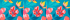 Vivid Teal Floral Tropic