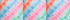 Turquoise Multi Bias Tie Dye