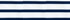 White/Deep Sea Navy Stripe