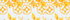 Yellow Mosaic Floral/White