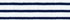 White/Deep Sea Navy Stripe