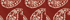 Rust Red/Ivory Paisley