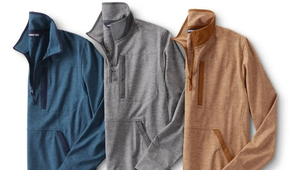Three performance quarter zips.