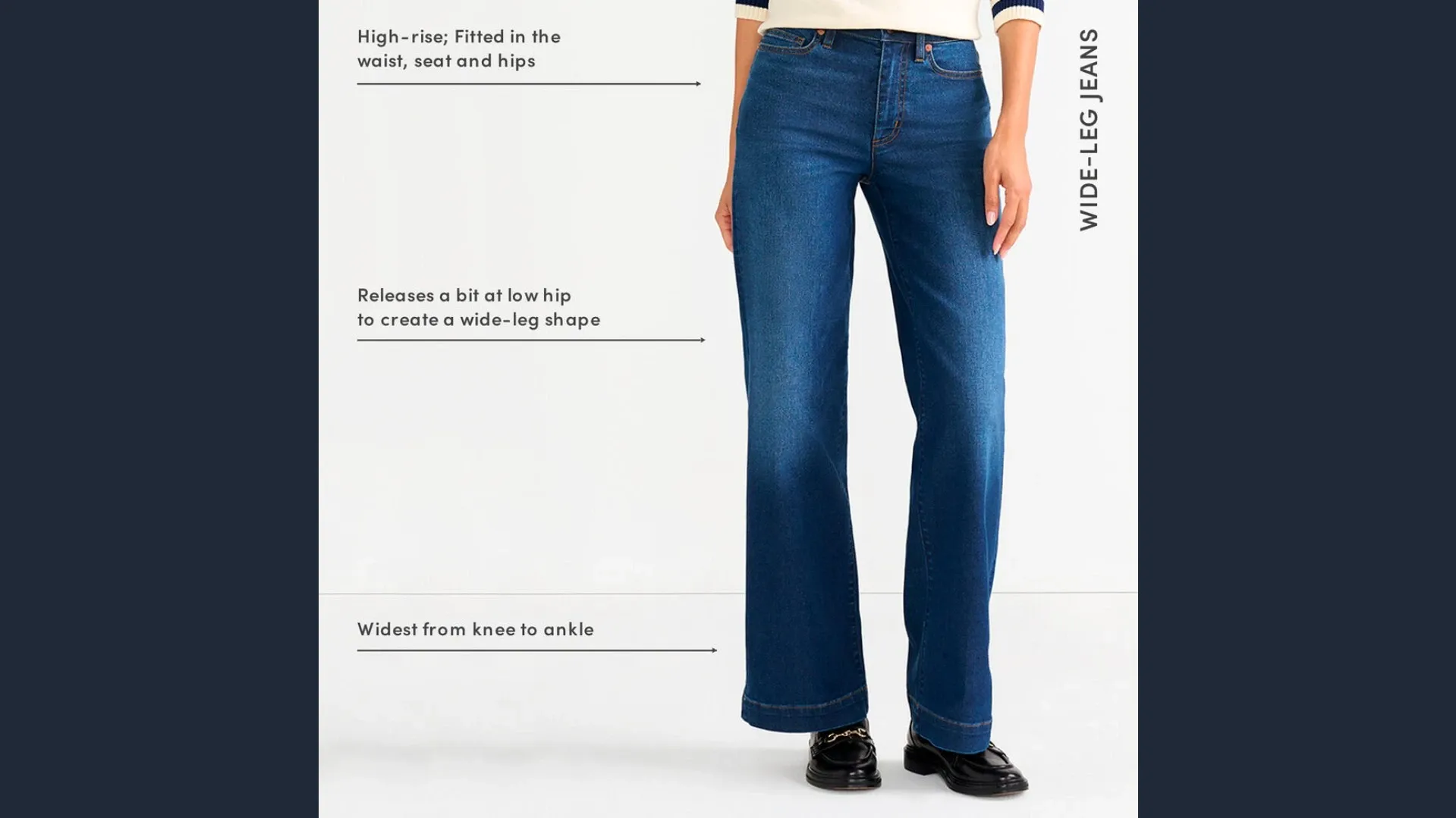 Women's Wide-Leg Jeans.