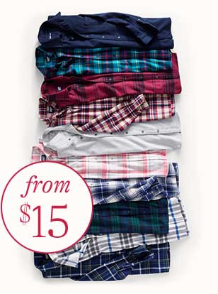 Assorted flannel shirts