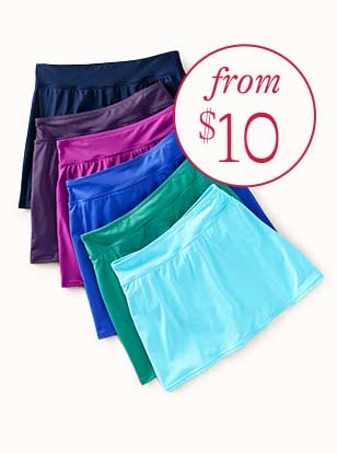 Assorted swim skirts