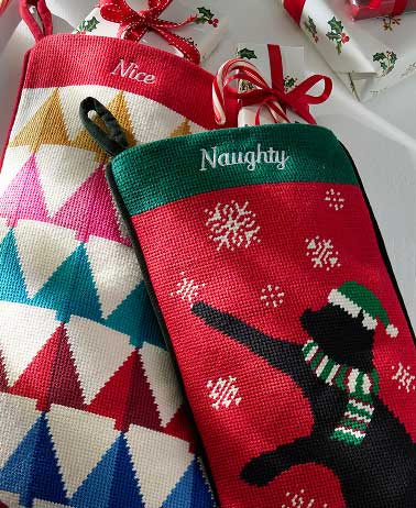 Stockings in assorted colors