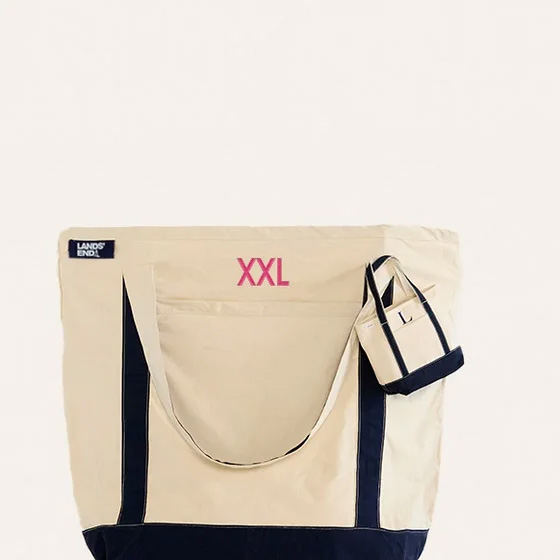 Various silly items being pulled out of an oversized tote for April Fools.