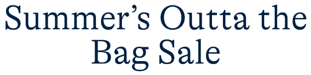 Animated headline: Summer's Outta the Tote Sale