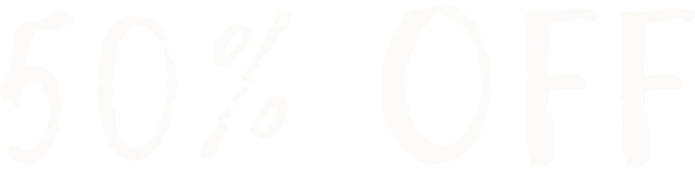 50% off