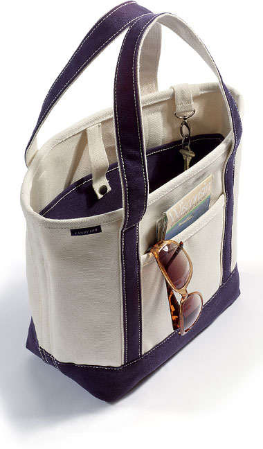 lands end tote beach bag