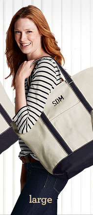 Lands' End  Totes Size Guide